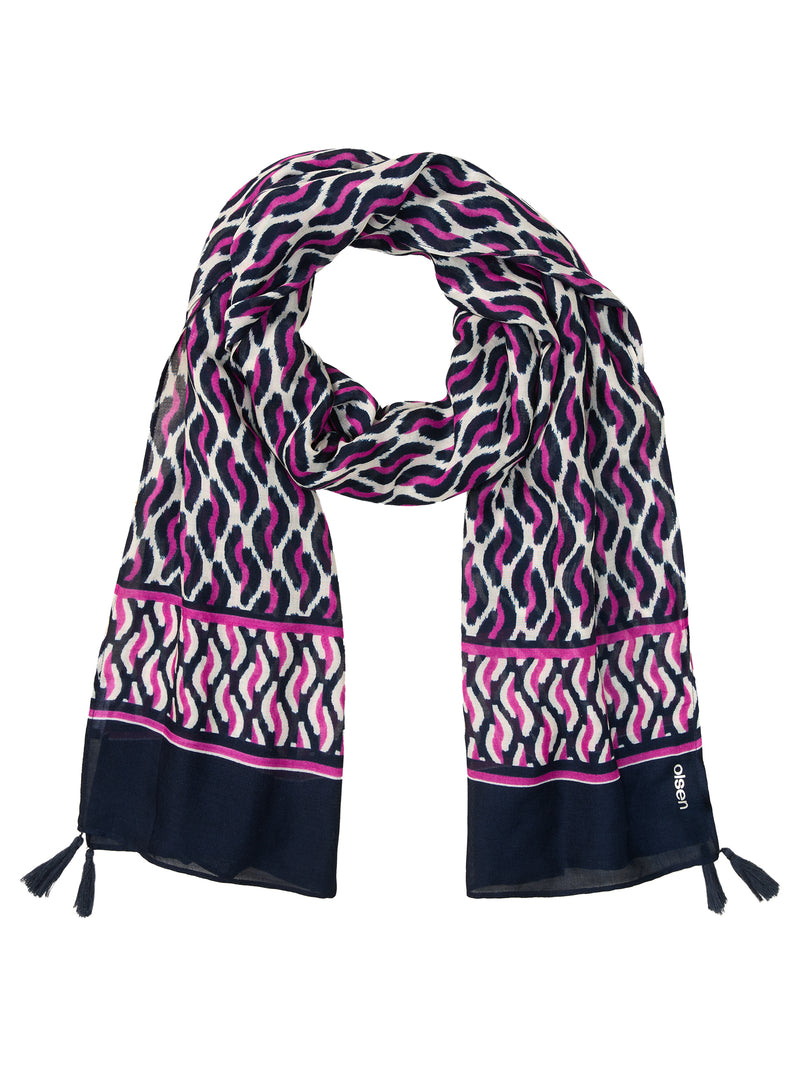 New Passion Print Scarf - Sweet Orchid