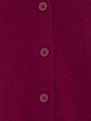 New Passion Sleeveless Cardigan - Boysenberry