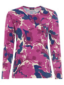 New Passion Print T-Shirt - Boysenberry