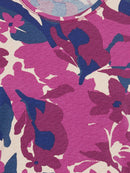 New Passion Print T-Shirt - Boysenberry