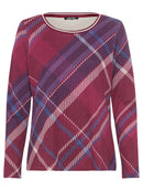 New Passion Print T-Shirt - Boysenberry