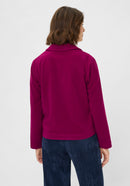 New Passion Zipped Cardigan - Boysenberry
