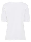 Ocean Breeze Front Print T-Shirt - White