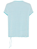 Ocean Breeze Print T-Shirt - Aruba Blue