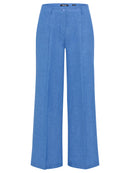 Ocean Breeze Casual Trousers - Capri Blue Melange