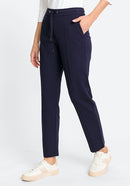 Crop Trousers - Ink Blue