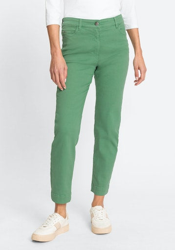 Crop Jeans - Laurel Green