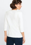 Long Sleeves T-Shirt - Off White