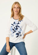 Refresh Placement Print T-Shirt - Off White