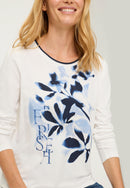 Refresh Placement Print T-Shirt - Off White