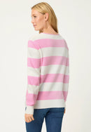 Refresh Stripe Jumper - Peony Pink