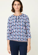 Refresh AOP 3/4 Sleeve T-Shirt - Peony Pink