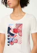 Riviera Mood Print T-Shirt - Off White