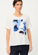 Riviera Mood Print T-Shirt - Off White