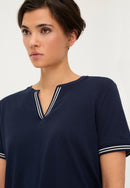 Riviera Mood Short Sleeve T-Shirt - Ink Blue