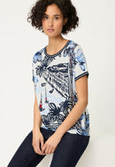 Riviera Mood Short Sleeve T-Shirt - Ink Blue