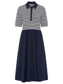 Riviera Mood Dress - Ink Blue