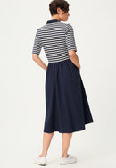 Riviera Mood Dress - Ink Blue