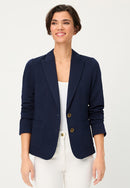 Plain Blazer - Ink Blue