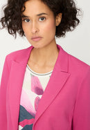 Button Through Blazer - Electric Fuchsia