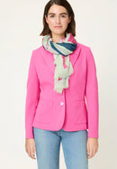 Spring Garden Print Scarf - Electric Fuchsia
