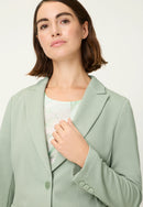 Button Through Blazer - Salvia Green