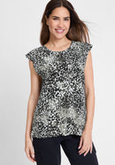 Urban Jungle Short Sleeve Blouse - Jungle Khaki