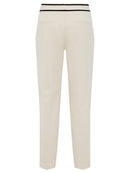 Cropped Trousers - Canvas Beige