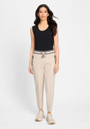 Cropped Trousers - Canvas Beige