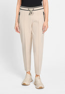 Cropped Trousers - Canvas Beige