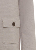 Button Jacket - Dark Taupe