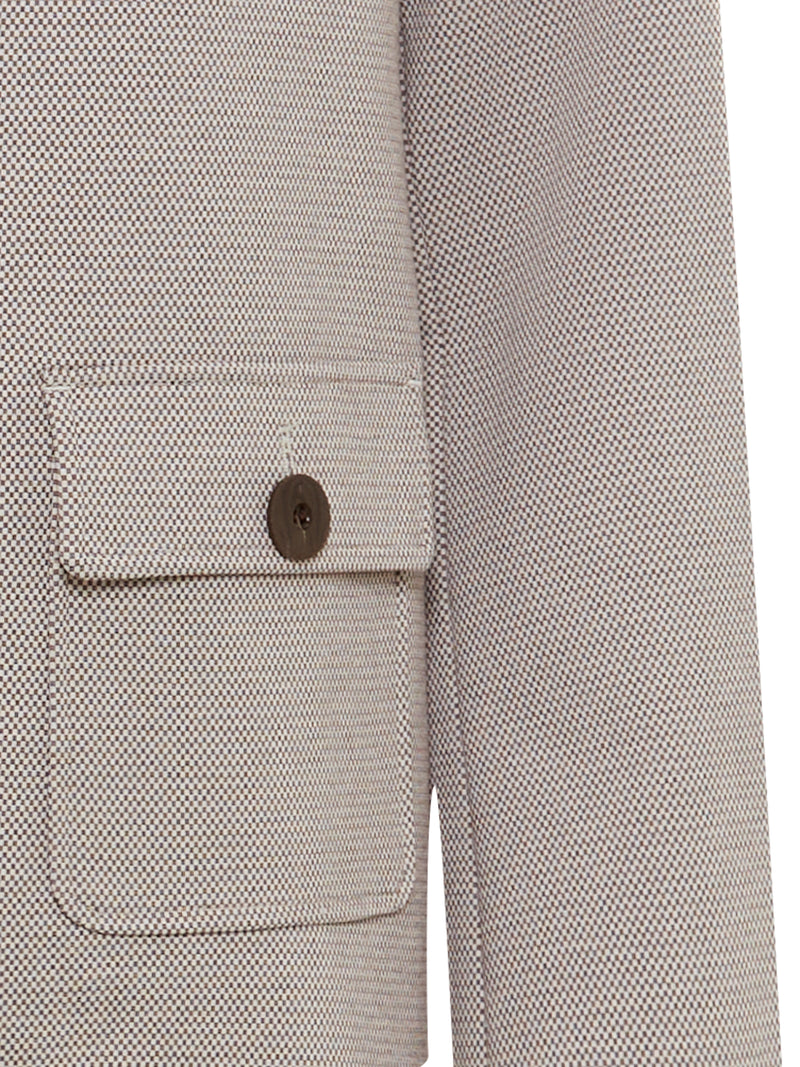 Button Jacket - Dark Taupe