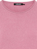 Round Neck Jumper - Vintage Pink Melange