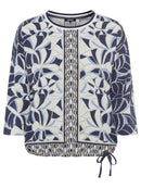 All Over Print T-Shirt - Indigo Denim