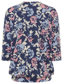 All Over Print T-Shirt - Indigo Denim