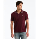 Zip Polo Shirt - Port Royale Heather