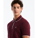 Zip Polo Shirt - Port Royale Heather
