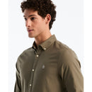 Oxford Stretch Shirt - Dusty Olive