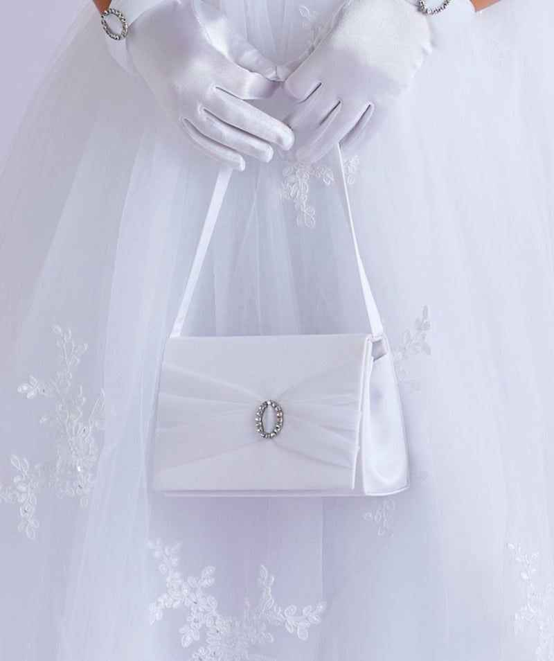 Kara Communion Bag - White