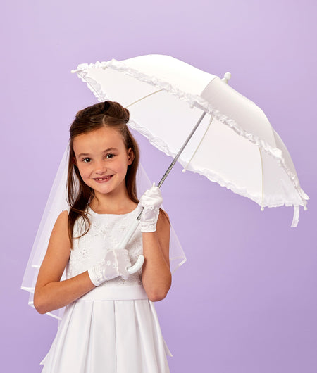 Shona Communion Umbrella - White