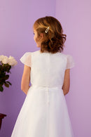 Willow Communion Bolero - White