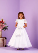 Ayala Communion Dress - White
