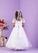 Ayala Communion Dress - White