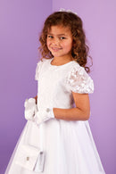 Ayala Communion Dress - White