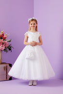 Elsie Communion Dress - White
