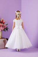 Elsie Communion Dress - White