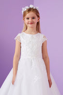 Elsie Communion Dress - White