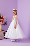 Elsie Communion Dress - White