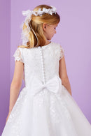 Elsie Communion Dress - White