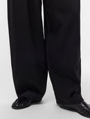 Olivia Barrel Leg Trouser - Black